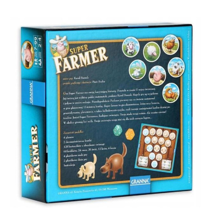 Super Farmer DeLuxe 00863 board game - classic entertainment for the whole family