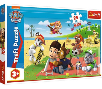 Puzzle Maxi 24 Paw Patrol Fun sur une couverture 14346