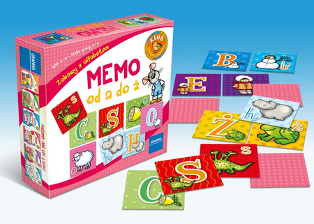 GRANNA PL Mémo A-Ż jeu pour enfants 00249 02492