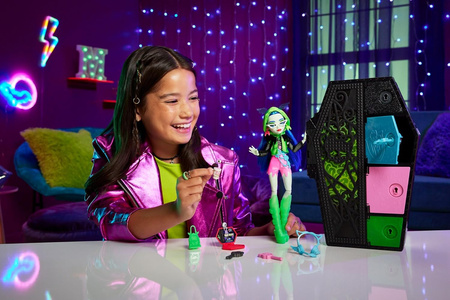 MATTEL MONSTER HIGH poupée Ghou Yelps S3 néon HNF81