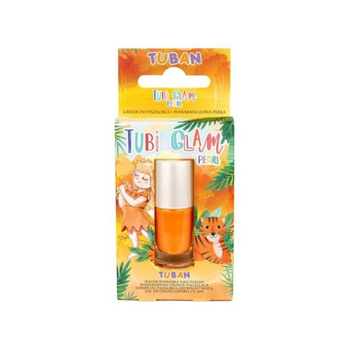 TUBAN Tubi Glam orange pearl nail polish TU3463