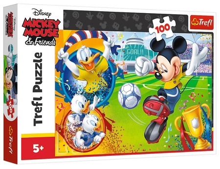 Puzzle 100 Mickey Mouse sur le terrain 16353