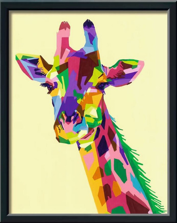 Painting by numbers CreArt Giraffe for children and adults 28993