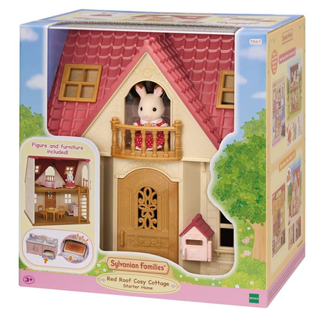 SYLVANIAN Cozy country house with red roof 05567