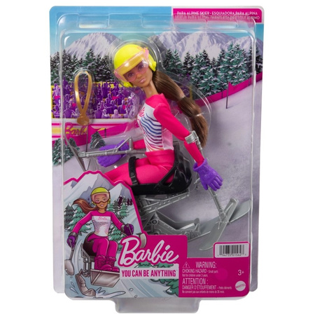 Barbie doll winter sports para-skiing HCN33 - The perfect toy for children