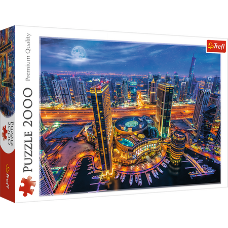 TREFL Puzzle 2000 pièces Lumières de Dubaï 27094