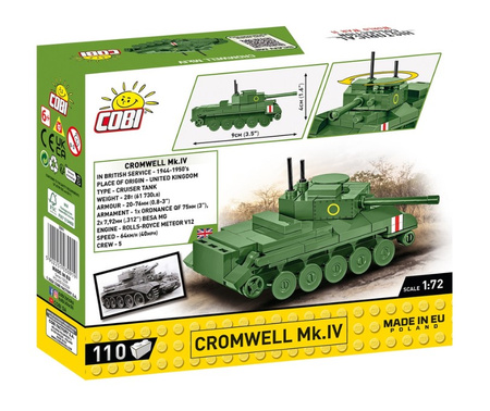 Char Cromwell COBI HC de la Seconde Guerre mondiale 110kl 3091