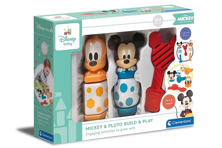 Clementoni BABY Mickey&Pluto Build and Play 17814