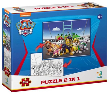 MAKSIK Puzzle 60 pieces 2en1 Paw Patrol DOB5543 05543 - Puzzle pour enfants