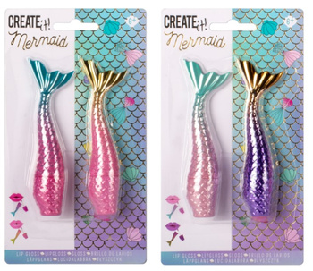 CREATE IT! Mermaid lip gloss 2-pack 84602