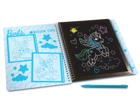 Barbie Carnet de croquis Scratch Reveal Mer-Mazing 12327