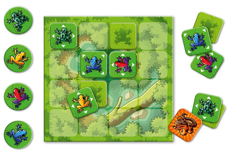 Board game Twisted Frogs 03895 for children