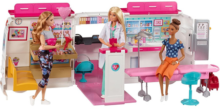 Barbie mobile ambulance with lights and sound FRM19