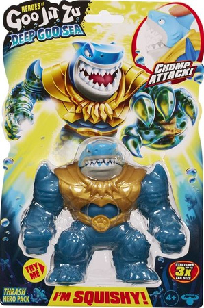 Goo Jit Zu Figurine Deep Goo Sea Thrash 42565 - Jouet pour Enfants