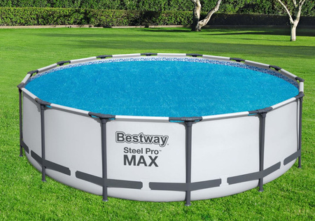 Couverture de piscine solaire Bestway 417 cm B58252 - Protection de l'eau et chauffage