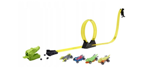 Crocodile attack set with 4 cars 1417333