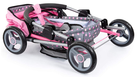 Cozy pink doll stroller 12766AA