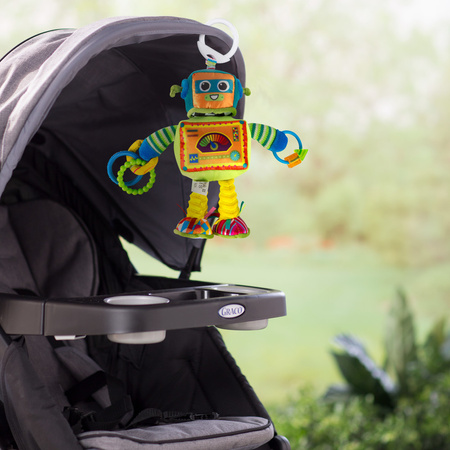 Lamaze Pendentif Peluche Robot Rouillé LC27089 - Jouet Educatif pour Bébé