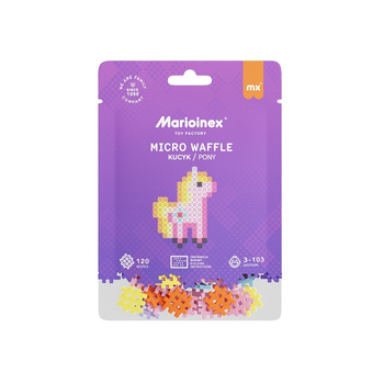 MARIOINEX Micro waffle blocks 120 pcs Pony 05876