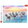 Puzzle 500 White horses galloping 37289