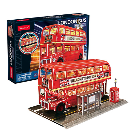 Puzzle 3D Bus de Londres DANTE Cubic Fun L538H 05386