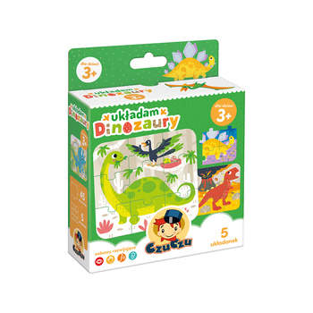 Dinosaurs puzzle for children CZUCZU 91163 - I'm solving dinosaurs