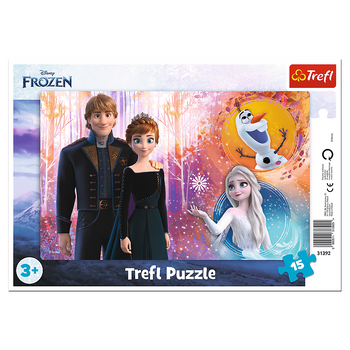 Cadre Puzzle 15 Souvenirs Heureux La Reine des Neiges 31392