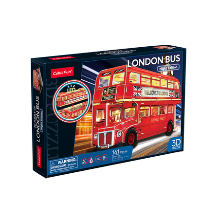 Puzzle 3D Bus de Londres DANTE Cubic Fun L538H 05386