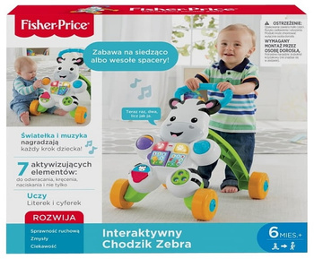 Interactive zebra walker for children DPL53