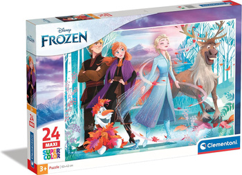 Clementoni Puzzle 24 Maxi La Reine des Neiges 2 Super Color 28513