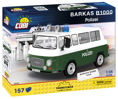 Youngtimer Barkas Police 157 blocs, ensemble 24596