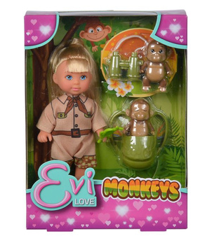 Evi doll with monkeys for children 573-3481