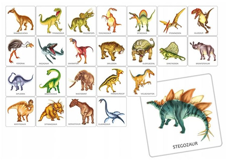 Jeu de mémoire Dinosaures 07417