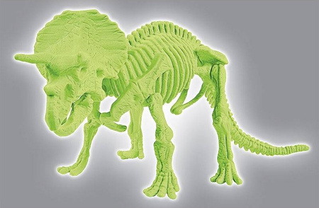 Science fun Fossiles Triceratops fluorescent 60892