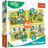 Trefl Puzzle 4 en 1 amusant commun Trefl 12/15/20/24 34358