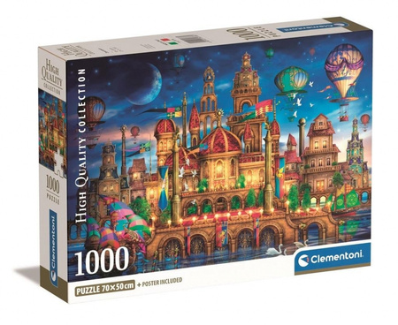 Clementoni Puzzle 1000 Pieces Compact Downtown 39778