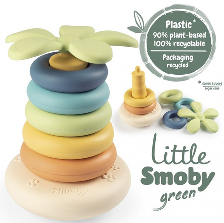 Petite pyramide à disques Smoby pour enfants 140603