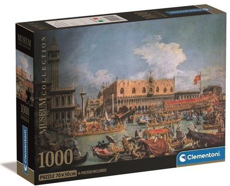 Clementoni Puzzle 1000 Pieces Compact Museum 39792