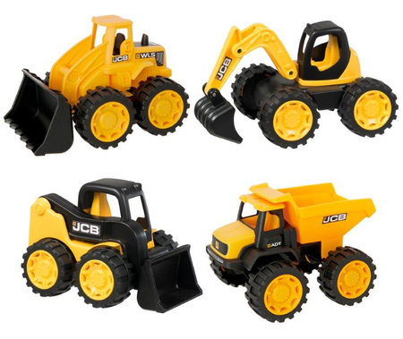 TEAMSTERZ JCB construction vehicles 4pack - set 1416235 23512