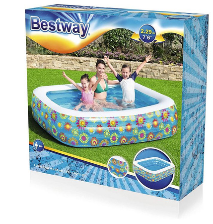 Piscine gonflable rectangulaire BESTWAY 305x183x56 cm B54121 68118