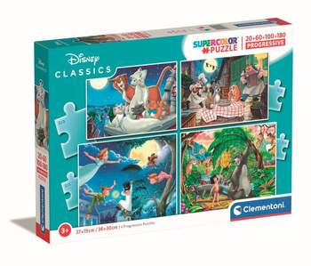 Disney Classic 4in1 puzzle pour enfants 21414