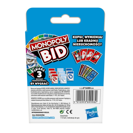 Monopoly Bid F1699 game