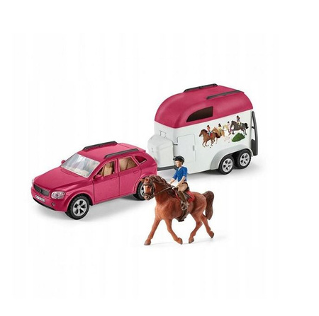 Schleich Basic Voiture et remorque 72223