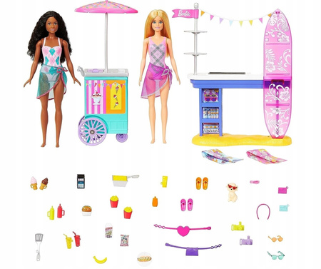 Barbie set of 2 dolls A day at the seaside MATTEL HNK9