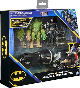 Batman Motorcycle with 2 4" Figures 6064766