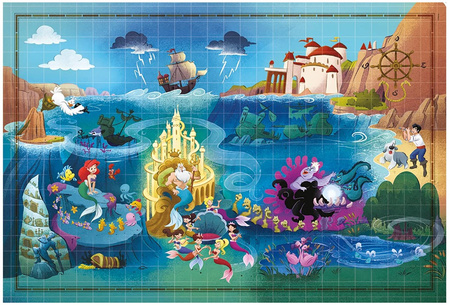 Puzzle 1000 cartes Disney compactes La Petite Sirène 39783