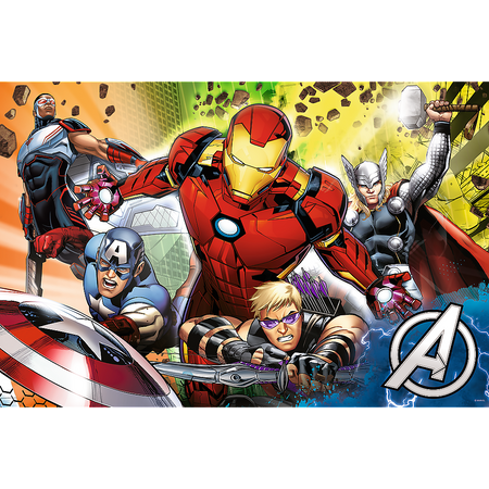 Trefl Puzzle 24 SuperMaxi Silni Avengers Marvel 41007