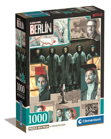 Clementoni puzzle 1000 pièces Compact Netflix Berlin 39848