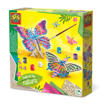 Creative fun: Decorating wooden butterflies - 14035 40359