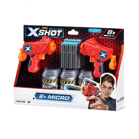 X-SHOT Double Micro 3 canettes 3621